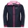 Jack Wolfskin Regenjacke Rainy (wind- und wasserdicht) blau/pink Kinder